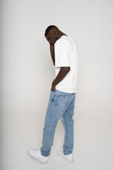 STRAIGHT FIT JEANS LIGHT BLUE